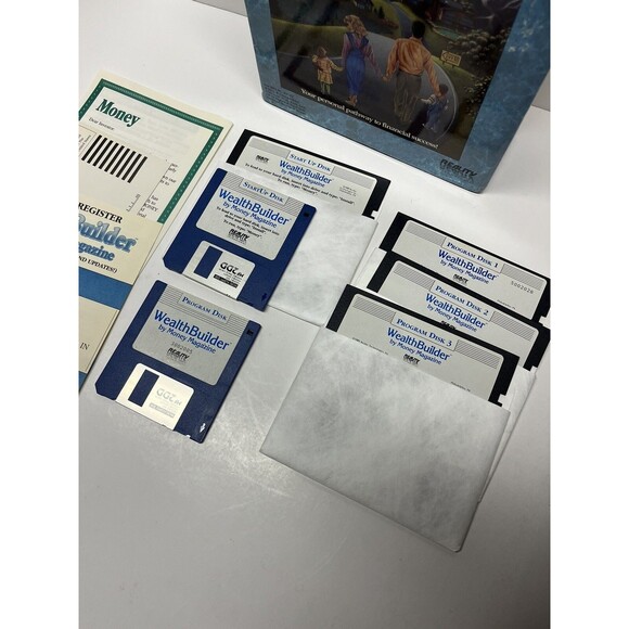 Wealth Builder By Money Magazine - Reality Technologies - IBM PC, XT - Vintage - Picture 4 of 4